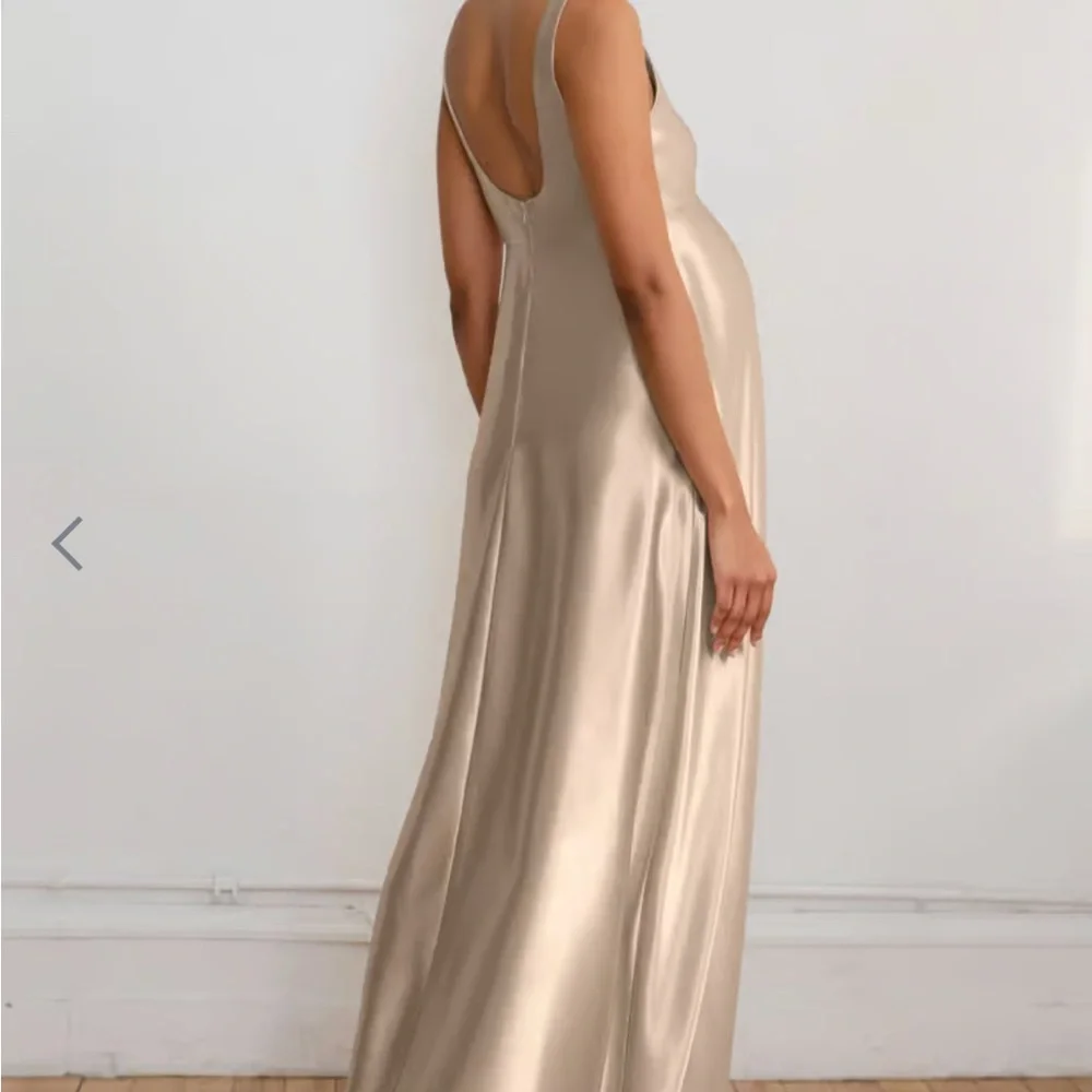 Jenny Yoo Champagne Evening Gown - Picture 2 of 2